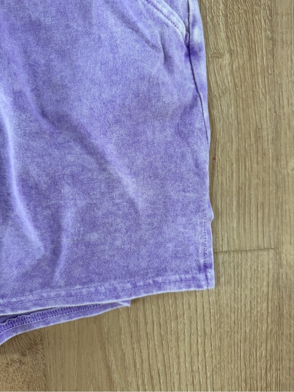 Zenana Outfitters Lavender Mineral-Wash Short Sleeve Set - Picture 9 of 11